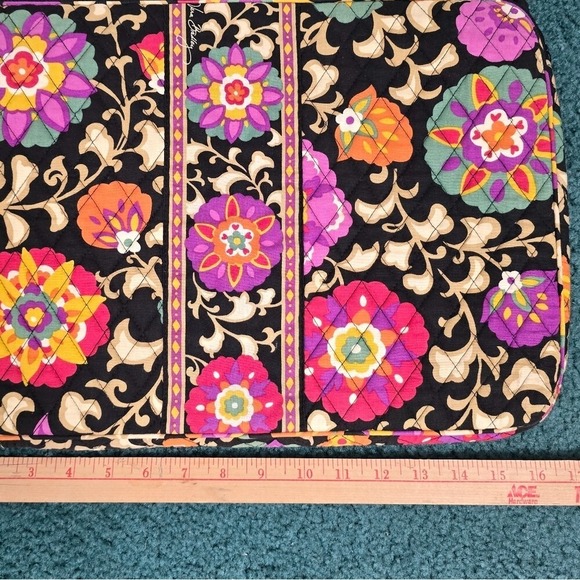 Vera Bradley Suzani Laptop Bag Case Top Zip Computer Tablet Organizer Floral - Picture 2 of 9